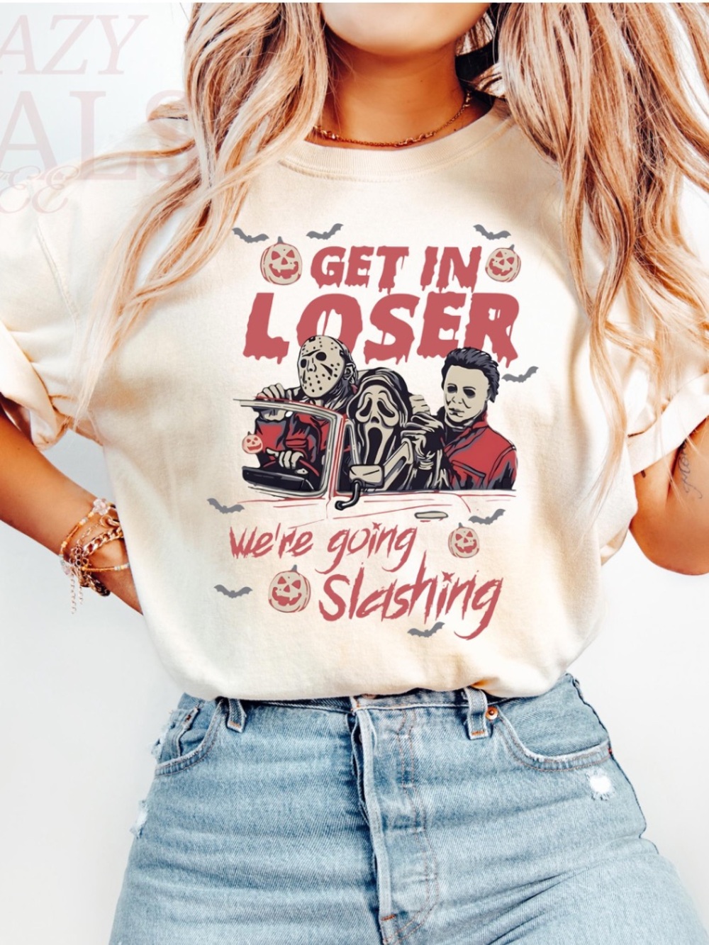 Michael Myers Get In Loser Horror Shirt ❣️
